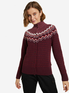 Толстовка женский Fjallraven Ovik Knit, Красный