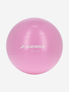 Мяч гимнастический с насосом Demix, 55 см, Розовый