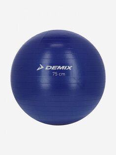 Мяч гимнастический с насосом Demix, 75 см, Синий
