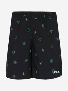 Шорты плавательные для мальчиков FILA, Черный