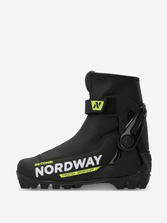 Ботинки для беговых лыж детские Nordway RS Combi NNN, Черный