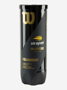 Набор мячей для большого тенниса Wilson US Open XD TBall, 3 шт, Желтый