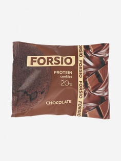 Протеиновое печенье Forsio со вкусом шоколада, 40 г, Коричневый