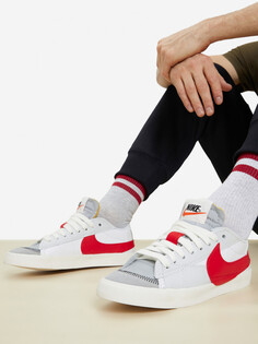 Кеды мужские Nike Blazer Low 77 Jumbo, Белый