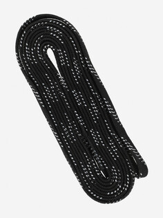 Шнурки для коньков с пропиткой Nordway Wax, Черный