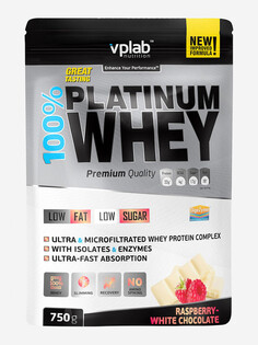 Протеин Vplab nutrition, малина и белый шоколад, Серый