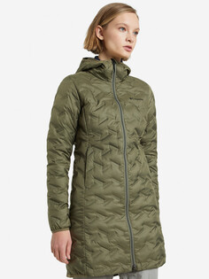 Пуховик женский Columbia Delta Ridge Long Down Jacket, Зеленый