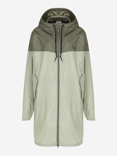 Куртка женская Columbia Flash Challenger Long Windbreaker, Plus Size, Зеленый