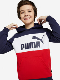 Худи для мальчиков PUMA Ess+ Colorblock, Синий