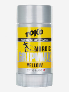 Мазь для лыж TOKO Nordic GripWax Yellow, Серебряный