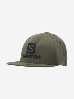 Бейсболка Salomon Logo Flexfit, Зеленый