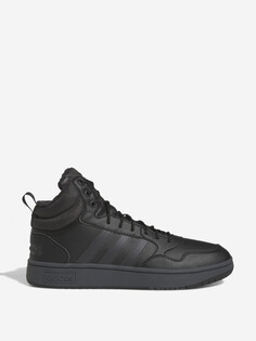 Кеды утепленные мужские adidas Hoops 3.0 MID WTR, Черный