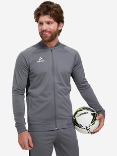 Толстовка футбольный мужской Demix Midfielder, Серый