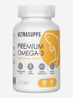 Омега-3 Ultrasupps, 90 шт, Белый