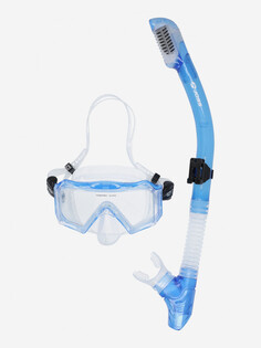 Комплект для плавания Joss: маска, трубка, Синий