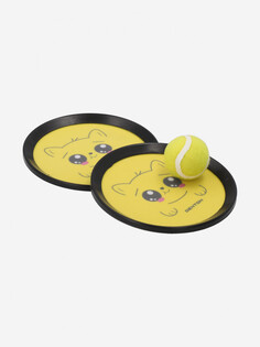 Набор: тарелки-ловушки и мяч Denton, Желтый