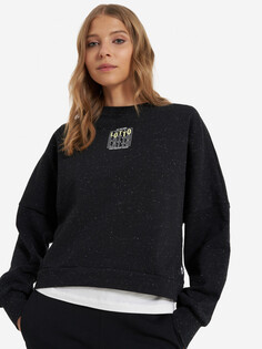 Свитшот женский Lotto Campo Crewneck, Черный