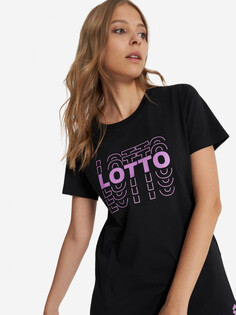 Футболка женская Lotto Logo 2, Черный