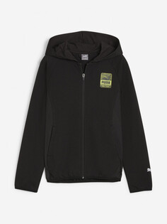 Толстовка для мальчиков PUMA Active Sports Full-Zip Hoodie, Черный