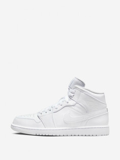 Кеды мужские Nike Air Jordan 1 Mid, Белый