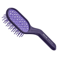 Щетка для волос JANEKE Щетка вентилируемая для объёмной укладки фиолетовая Curvy Bag 1