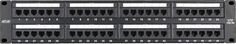 Патч-панель Netlan EC-URP-48-UD2 19", 2U, Cat 5e, 48 портов RJ45 (8p8c), экранированная, Dual IDC (110/KRONE)