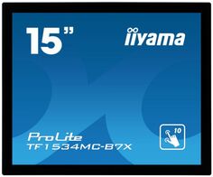 Монитор 15" Iiyama TF1534MC-B7X 1024x768 TN TOUCH, 250cd/m2 H170°/V160° VGA, DVI, HDMI Speakers,Black