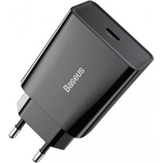 Зарядное устройство сетевое Baseus CCFS-SN01 Speed Mini Quick Charger USB-C 20W Black