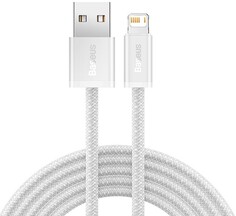 Кабель интерфейсный Baseus CALD000502 USB Type A - Lightning 2.4A 2m white