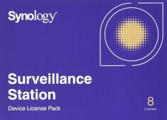 Лицензия на ПО Synology Surveillance Station Device License Pack 8 LICENSEPACK8 для подключения восьми IP камер