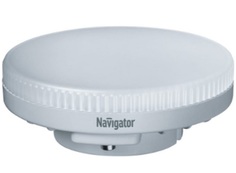 Лампа светодиодная Navigator NLL-GX53-10-230-2.7K-DIMM диммируемая, 10Вт, 176-264В, 2700К, 750лм, GX53, 74х28мм (61631)