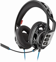 Наушники с микрофоном Plantronics RIG 300 HS 211836-05 черный/синий, 1.5м, мониторы оголовье