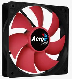 Вентилятор для корпуса AeroCool Force 12 4718009158009 red, 120x120x25мм, 1000 об./мин., разъем MOLEX 4-PIN + 3-PIN, 23.7 dBA