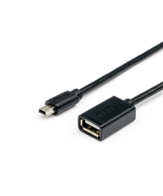 Кабель Atcom AT2822 USB(Af) <=> miniUSB OTG, 0.1 m