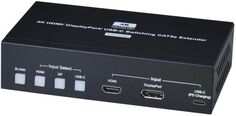 Коммутатор SC&T HEU03T-4K коммутатор-передатчик HDMI сигнала по витой паре (CAT5e и выше). Поддерживает разрешение 4K(4096x2160, 30Гц) Sct