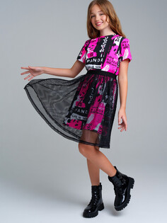 Комплект трикотажный платье юбка Playtoday