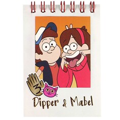 Блокнот а7 32 л на гребне dipper and mabel, гравити фолз Disney