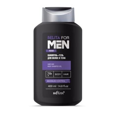 Belita for men шампунь-гель для волос и тела 400мл Белита