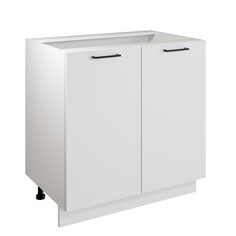 Шкаф - стол 80см с двумя дверцами simple н800 белый/ белый 00-00020859 Atmosfera