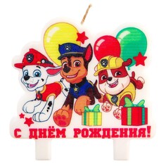 Свеча для торта PAW Patrol
