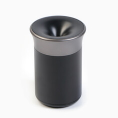 Пепельница для стиков универсальная, нержавеющая сталь, 11 х 6.7 см, черно-серая NO Brand