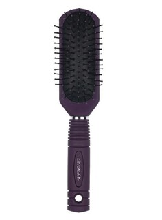 Расческа массажная с пластик. зубьями, фиолетовая 22,5см 301-045#5 DI Valore