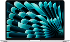 Ноутбук Apple MacBook Air 15" (M2, 8C CPU/10C GPU, 2023), 16 ГБ, 1 ТБ SSD, серебристый