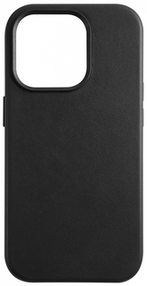 moonfish Чехол MagSafe для iPhone 14 Pro, кожа, черный