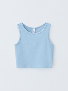 Укороченный топ в рубчик для девочек Sela