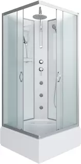 Душевая кабина 90x90x240 см Niagara NG-1108-14BKTG матовое