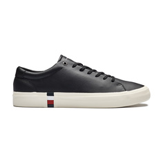 FLAG ACCENT LEATHER SNEAKER Tommy Hilfiger