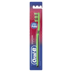 Зубная щетка Oral-B, 3-Effect Classic, средней жесткости, взрослая, 40, 0051008013