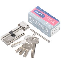 Личинка замка двери Apecs, SM-60-C-NI, 3308, 60 мм, никель, 30/30