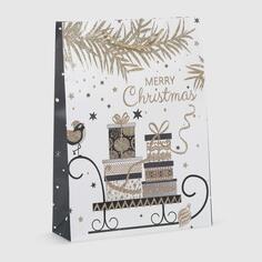 Пакет подарочный Due Esse Christmas regalo natalizia 33х10,5х45 см